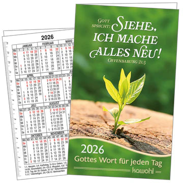 Gottes Wort für jeden Tag 2026 (Terminer-Heft)