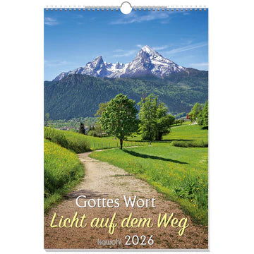 Gottes Wort - Licht auf dem Weg 2026 (Wandkalender)