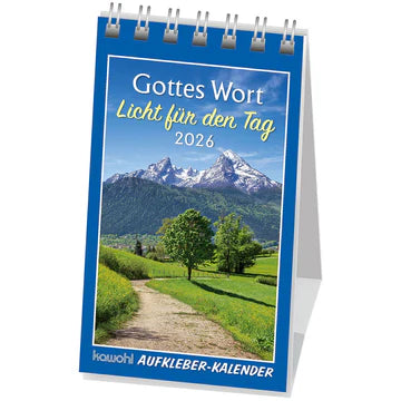 Gottes Wort - Licht für den Tag 2026 (Aufkleber-Kalender)