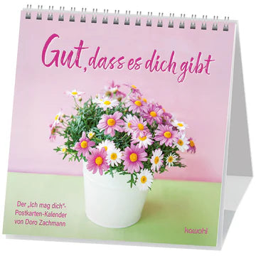 Gut, dass es dich gibt 2026 (Postkartenkalender)