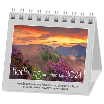 Hoffnung für jeden Tag 2024 (Aufstellkalender)