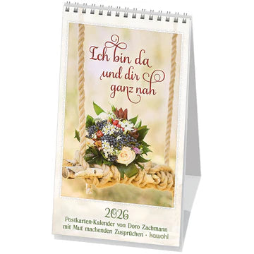 Ich bin da, und dir ganz nah 2026 (Postkartenkalender)