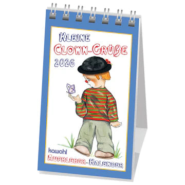 Kleine Clown-Grüße 2026 (Aufkleberkalender)