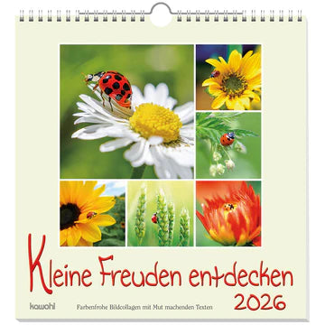 Kleine Freuden entdecken 2026 (Wandkalender)