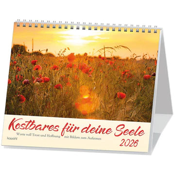 Kostbares für deine Seele 2026 (Postkartenkalender) 21x18cm