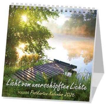 Licht vom unerschöpften Lichte 2026 (Postkartenkalender)