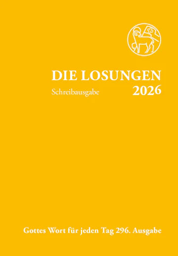 Losungen 2026 - Schreibausgabe (Schweizer Ausgabe - gelb)