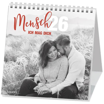 Mensch, ich mag dich 2026 (Postkartenkalender)