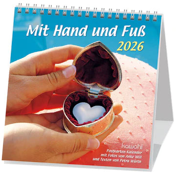 Mit Hand und Fuß 2026 (Postkartenkalender)