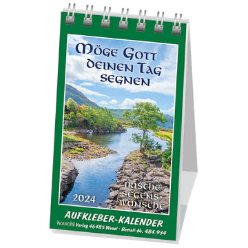 Möge Gott deinen Tag segnen 2024 (Aufkleberkalender)