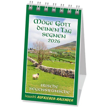 Möge Gott deinen Weg segnen 2026 (Aufkleberkalender)