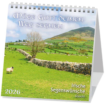 Möge Gott deinen Weg segnen 2026 (Postkartenkalender)