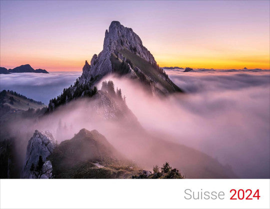 Schweiz - Suisse 2024 - französische Ausgabe (Wandkalender)