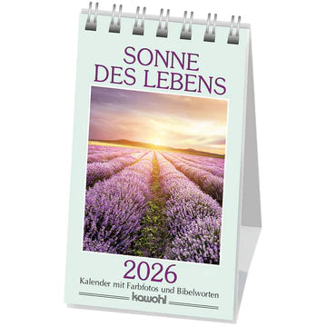 Sonne des Lebens 2026 (Aufstellkalender)
