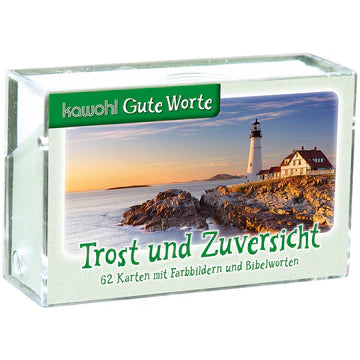 Trost und Zuversicht - 62 Karten mit Farbbildern und Bibelworten
