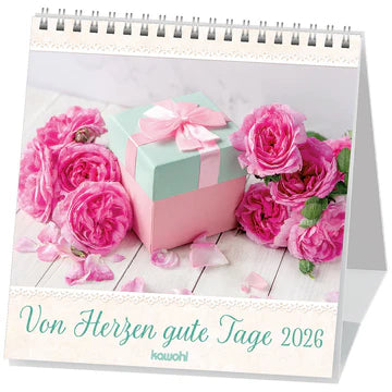 Von Herzen gute Tage 2026 (Postkartenkalender)