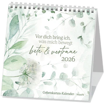 Vor dich bring ich, was mich bewegt 2026 (Postkartenkalender)