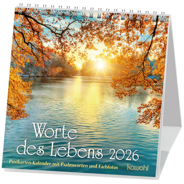 Worte des Lebens 2026 (Postkartenkalender)