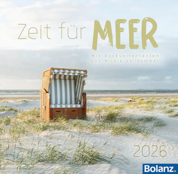 Zeit für Meer 2026 (Aufstellkalender) Mit Rückseitentexten von Nicola Vollkommer