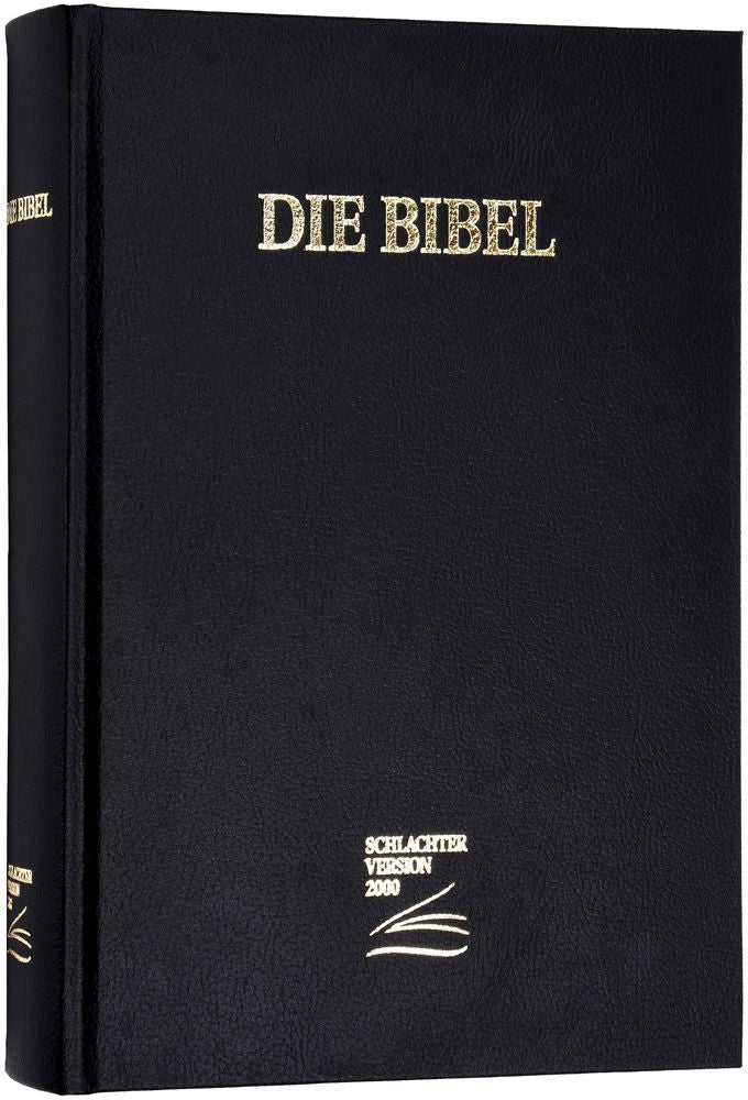 Schlachter-Bibel 2000 - Großdruckausgabe Hardcover schwarz