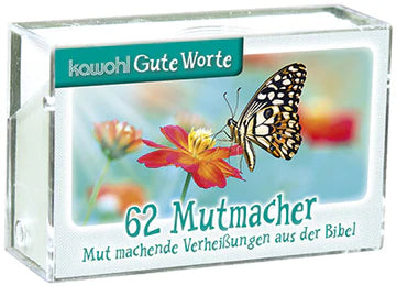 62 Mutmacher - Mutmachende Verheißungen aus der Bibel