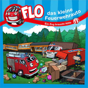 Flo, das kleine Feuerwehrauto 13 - Ein Zug braucht Hilfe (Hörspiel-CD)