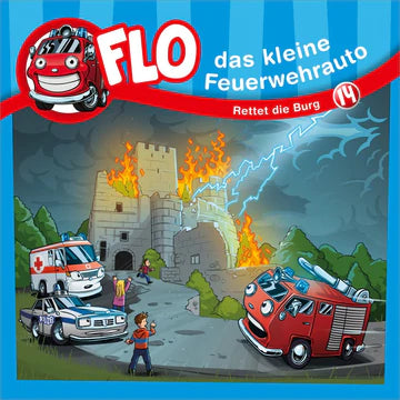 Flo, das kleine Feuerwehrauto 14 - Rettet die Burg (Hörspiel-CD)