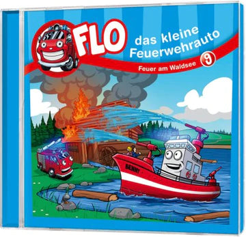 Flo, das kleine Feuerwehrauto 9 - Feuer am Waldsee (Hörspiel-CD)