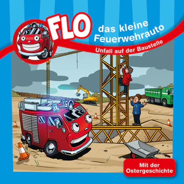 Flo, das kleine Feuerwehrauto - Unfall auf der Baustelle