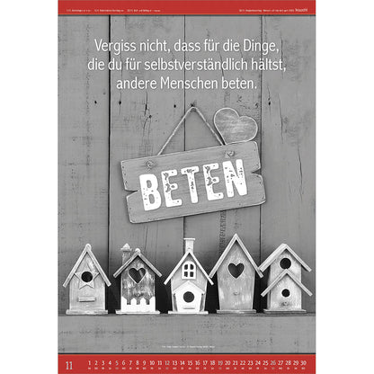 Mensch, ich mag dich 2024 (Postkartenkalender)