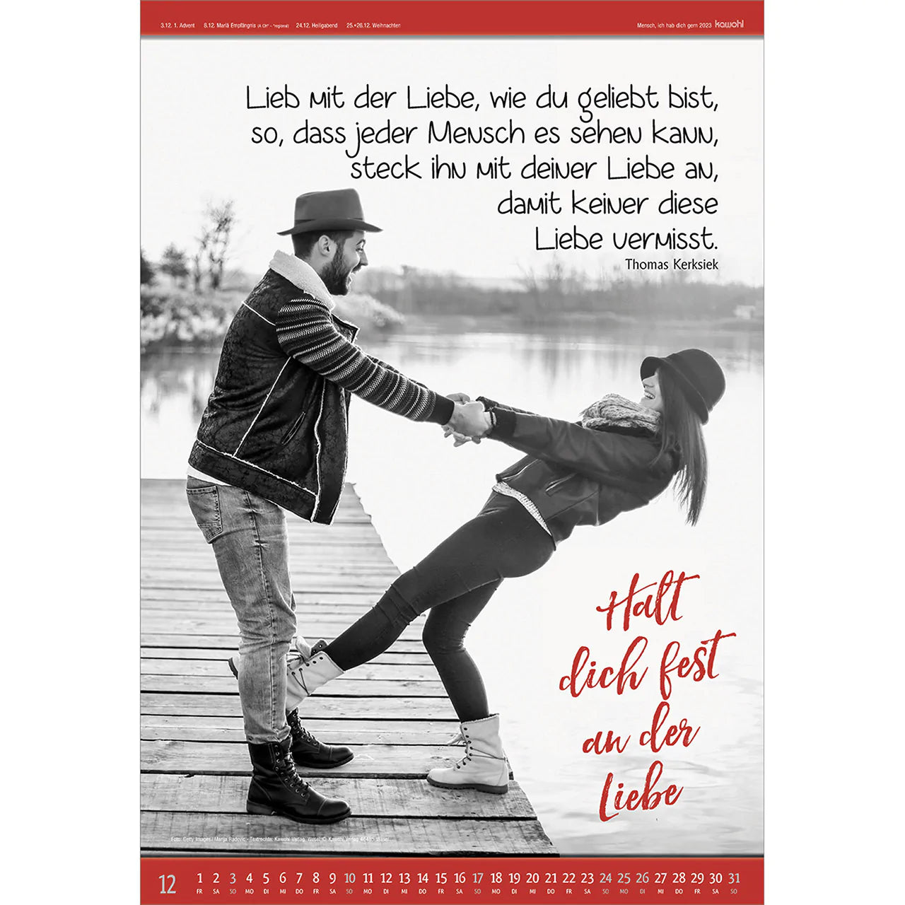 Mensch, ich hab dich gern 2023 (Wandkalender)