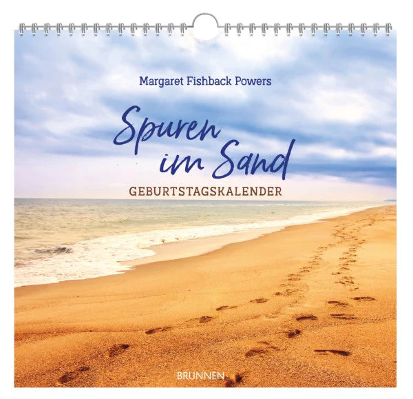 Spuren im Sand - Immerwährender Kalender Geburtstagskalender