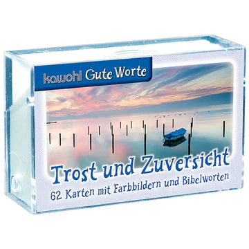 Trost und Zuversicht - 62 Karten mit Farbbildern und Bibelworten