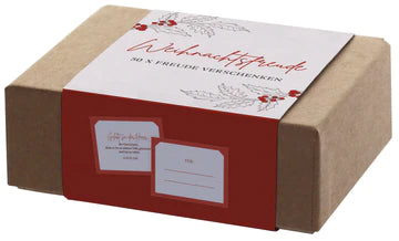 Weihnachtsfreude - Box mit 50 Kärtchen